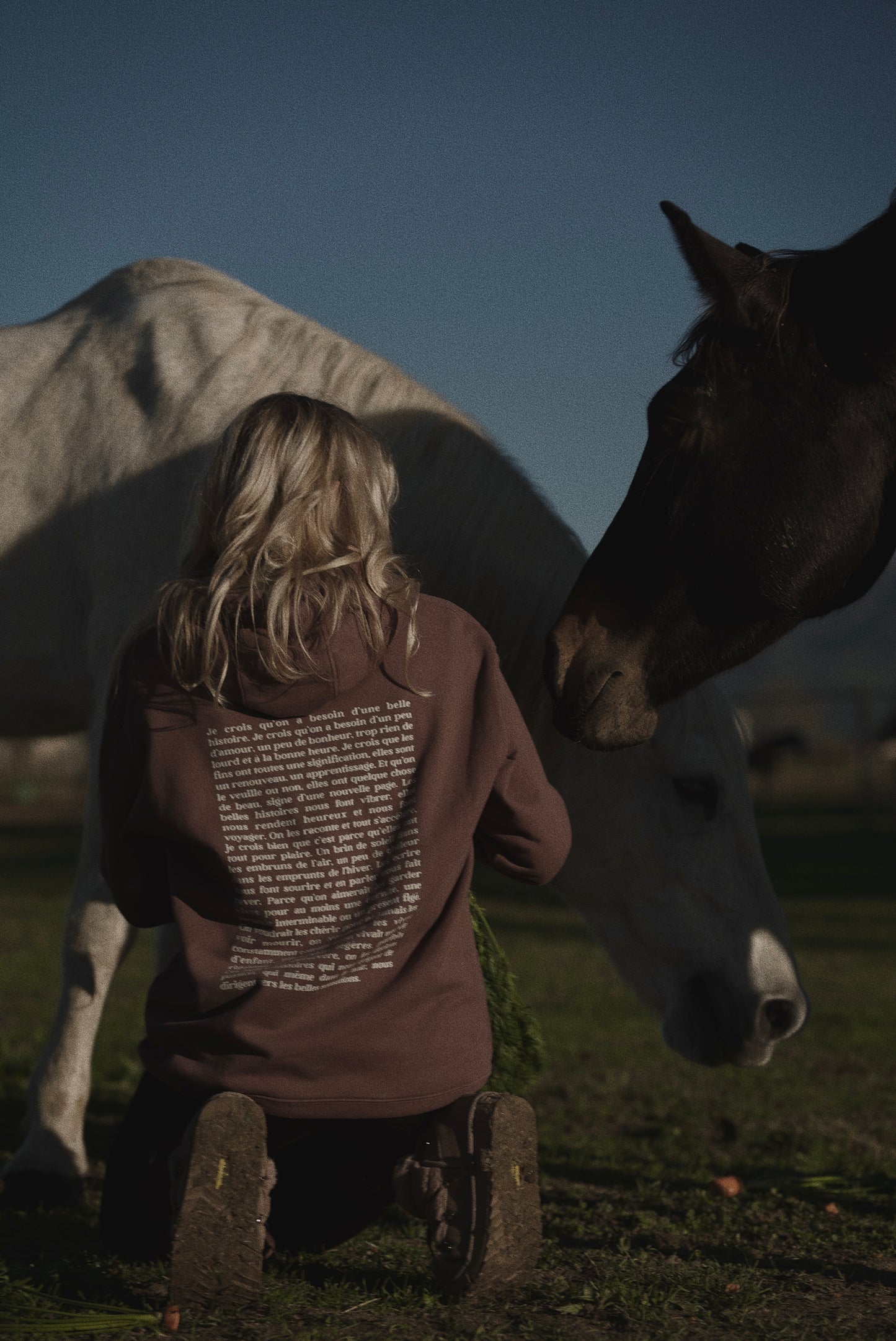 SWEAT À CAPUCHE LA BELLE HISTOIRE