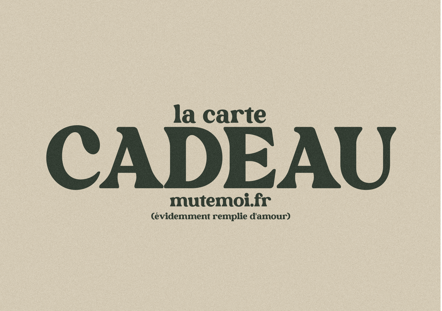 CARTE CADEAU REMPLIE D’AMOUR 🤍