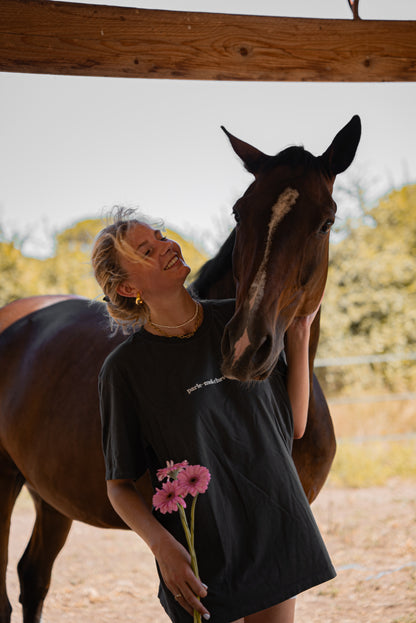 T-SHIRT PARLE-MOI CHEVAL PLUTÔT