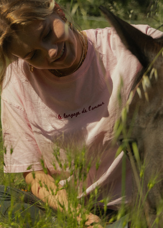 T-SHIRT LE LANGAGE DE L'AMOUR