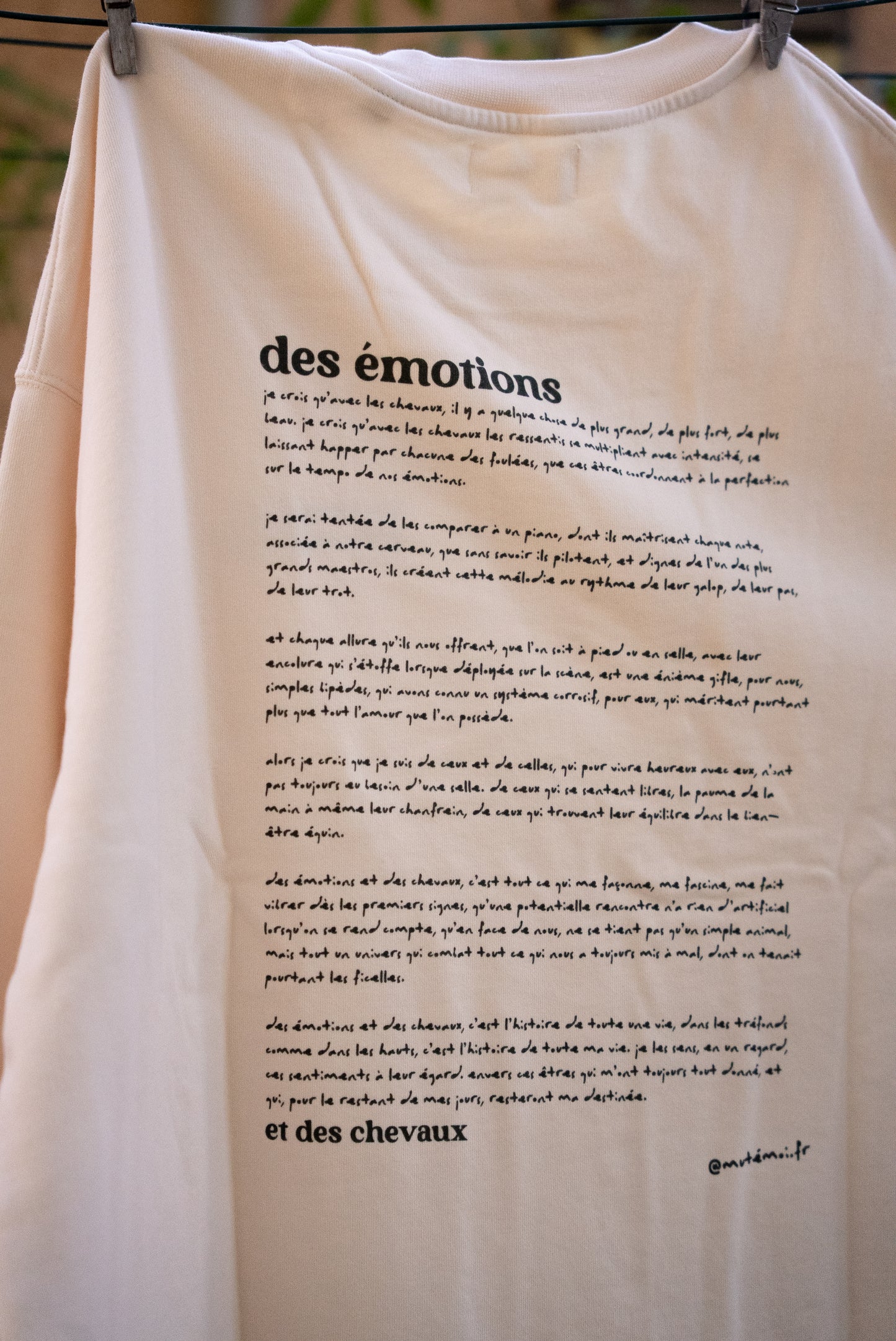 SWEAT OVERSIZED SIGNATURE