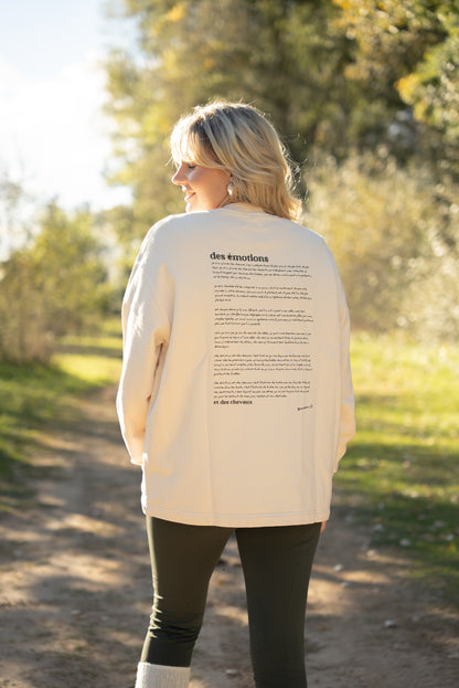 SWEAT OVERSIZED SIGNATURE